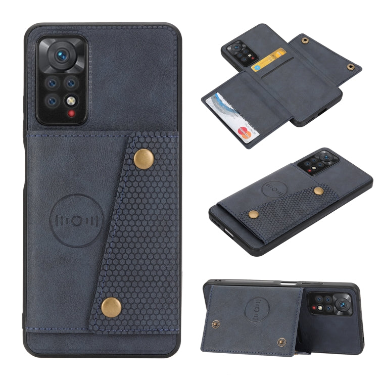 Custodia magnetica per telefono con doppia fibbia, For Infinix Hot 9 / Note 7 Lite, For Xiaomi Redmi Note 11 Pro, For Xiaomi Redmi Note 11 /Note 11S 4G
