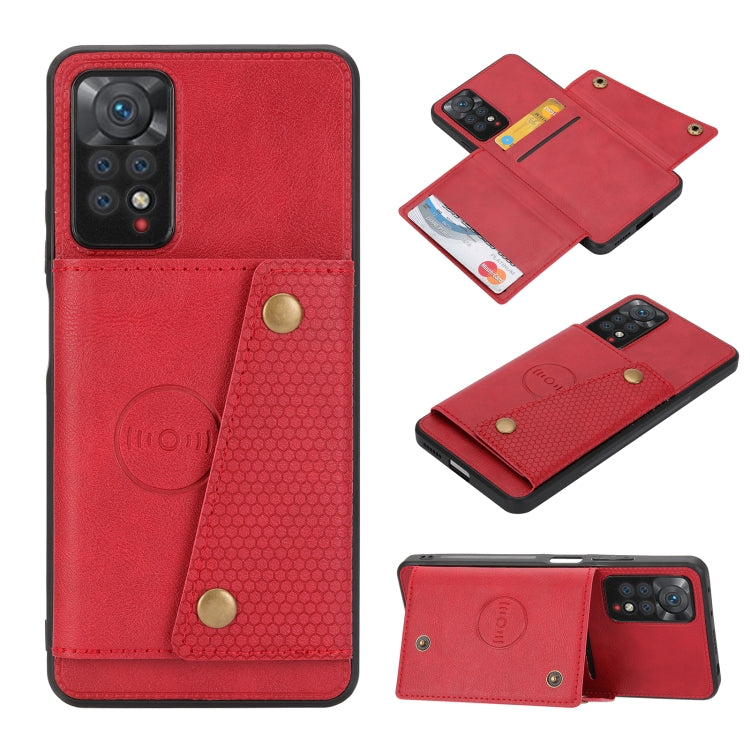 Custodia magnetica per telefono con doppia fibbia, For Infinix Hot 9 / Note 7 Lite, For Xiaomi Redmi Note 11 Pro, For Xiaomi Redmi Note 11 /Note 11S 4G