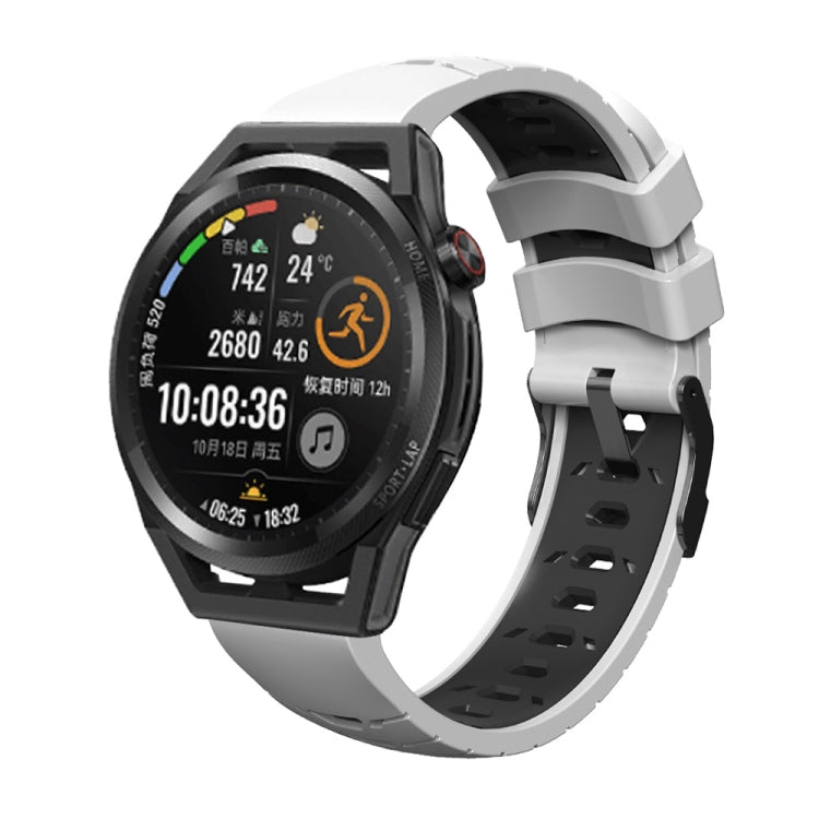 Cinturino trapezoidale in silicone a tre file di fori, For Samsung Galaxy Watch 4 / Watch4 Classic, For Samsung Galaxy Watch 42mm