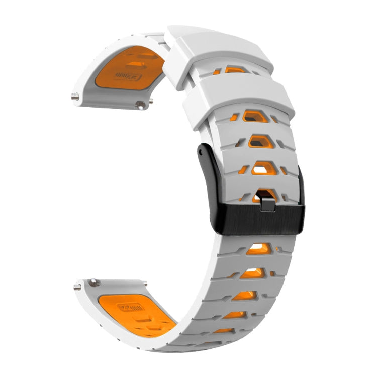 Cinturino trapezoidale in silicone a tre file di fori, For Samsung Galaxy Watch 46mm, For Samsung Galaxy Watch Active