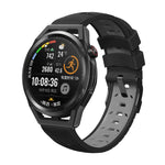 Cinturino trapezoidale in silicone a tre file di fori, For Samsung Galaxy Watch 46mm, For Samsung Galaxy Watch Active