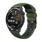 Cinturino trapezoidale in silicone a tre file di fori, For Samsung Galaxy Watch 46mm, For Samsung Galaxy Watch Active