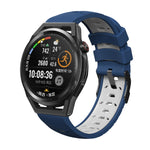 Cinturino trapezoidale in silicone a tre file di fori, For Samsung Galaxy Watch 46mm, For Samsung Galaxy Watch Active