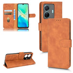 Custodia per telefono in pelle con vibrazione magnetica Skin Feel, For vivo S15E, For Xiaomi Redmi 10C, For Honor X9 5G/X30/Magic4 Lite, For Blackview A50
