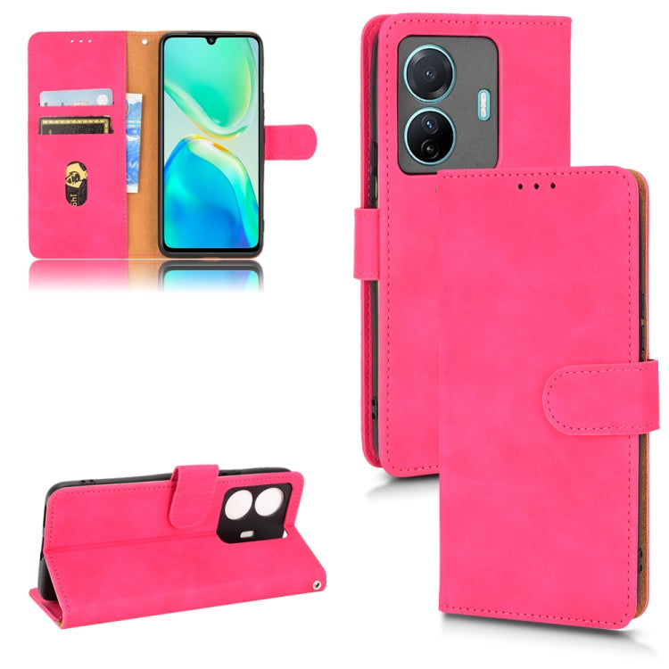 Custodia per telefono in pelle con vibrazione magnetica Skin Feel, For vivo S15E, For Xiaomi Redmi 10C, For Honor X9 5G/X30/Magic4 Lite, For Blackview A50
