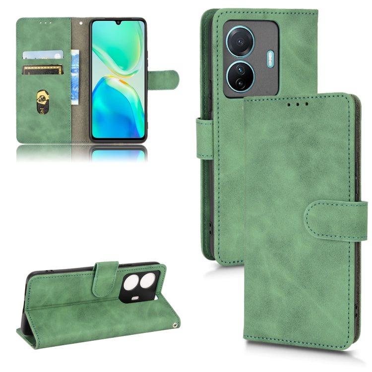 Custodia per telefono in pelle con vibrazione magnetica Skin Feel, For vivo S15E, For Xiaomi Redmi 10C, For Honor X9 5G/X30/Magic4 Lite, For Blackview A50