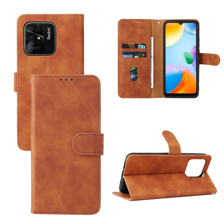 Custodia per telefono in pelle con vibrazione magnetica Skin Feel, For vivo S15E, For Xiaomi Redmi 10C, For Honor X9 5G/X30/Magic4 Lite, For Blackview A50