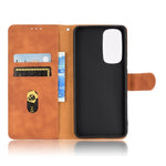 Custodia per telefono in pelle con vibrazione magnetica Skin Feel, For Motorola Edge 30, For Motorola Moto G52, For Samsung Galaxy M33 5G, For Sharp Simple Sumaho 6