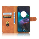 Custodia per telefono in pelle con vibrazione magnetica Skin Feel, For Motorola Edge 30, For Motorola Moto G52, For Samsung Galaxy M33 5G, For Sharp Simple Sumaho 6