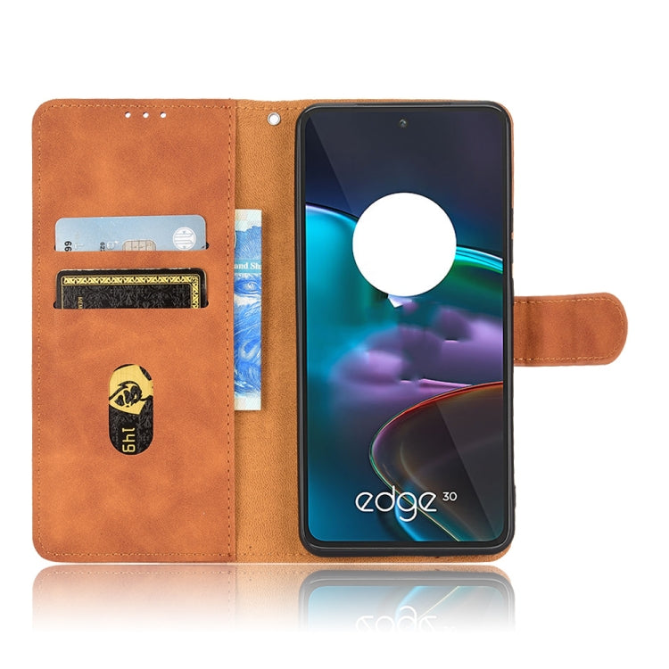 Custodia per telefono in pelle con vibrazione magnetica Skin Feel, For Motorola Edge 30, For Motorola Moto G52, For Samsung Galaxy M33 5G, For Sharp Simple Sumaho 6