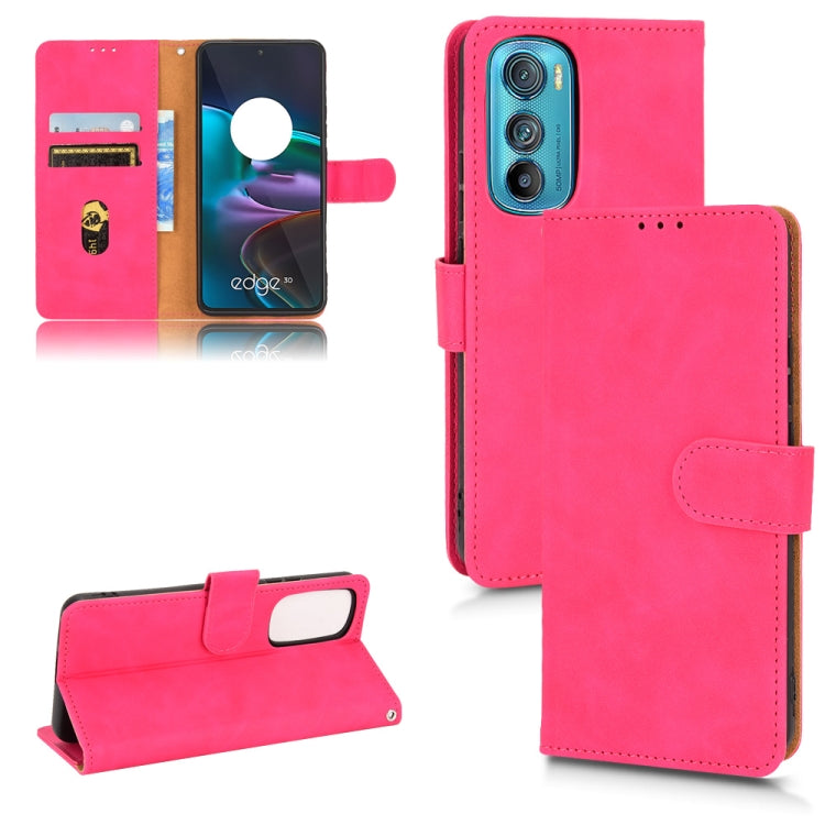 Custodia per telefono in pelle con vibrazione magnetica Skin Feel, For Motorola Edge 30, For Motorola Moto G52, For Samsung Galaxy M33 5G, For Sharp Simple Sumaho 6
