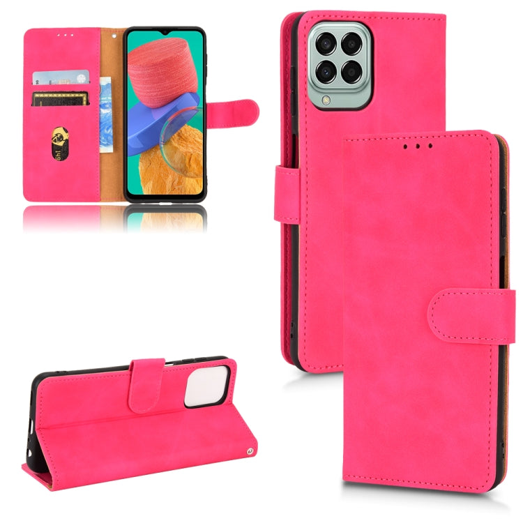 Custodia per telefono in pelle con vibrazione magnetica Skin Feel, For Motorola Edge 30, For Motorola Moto G52, For Samsung Galaxy M33 5G, For Sharp Simple Sumaho 6