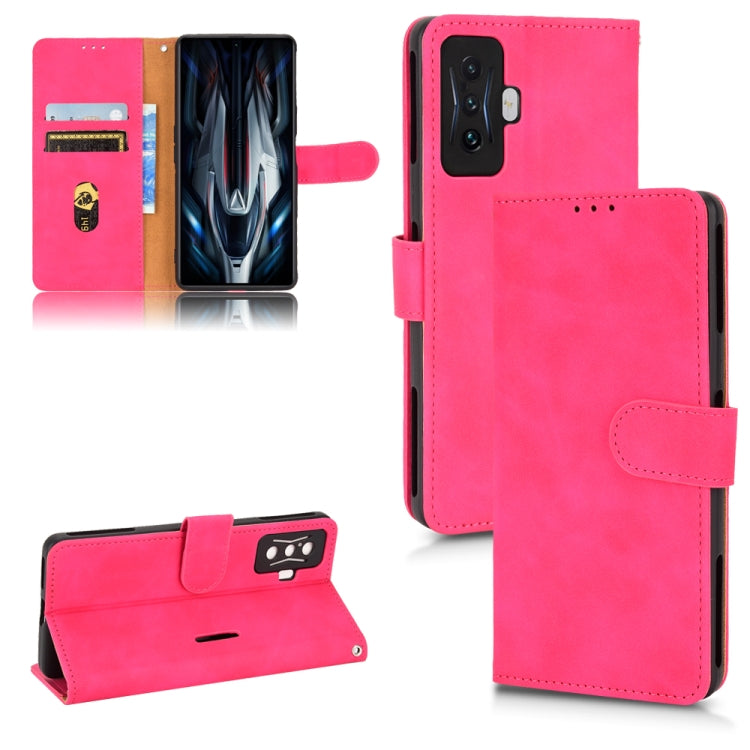 Custodia per telefono in pelle con vibrazione magnetica Skin Feel, For Xiaomi Poco F4 GT/Redmi K50 Gaming