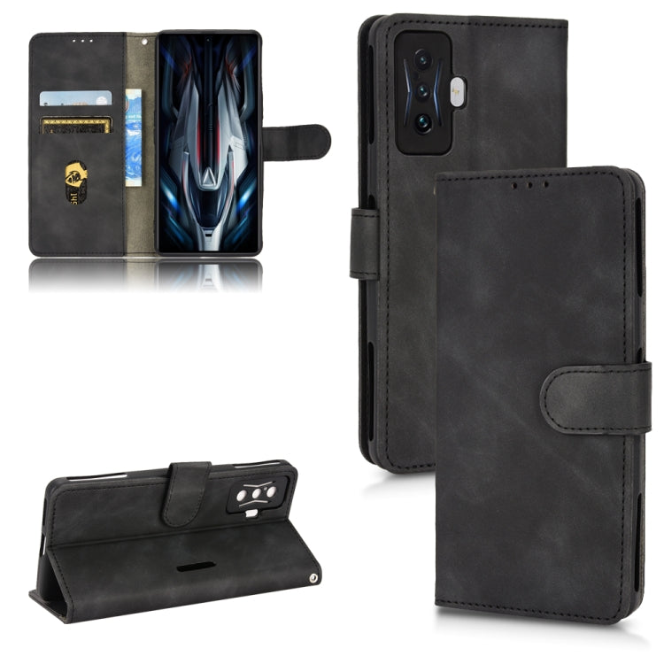 Custodia per telefono in pelle con vibrazione magnetica Skin Feel, For Xiaomi Poco F4 GT/Redmi K50 Gaming