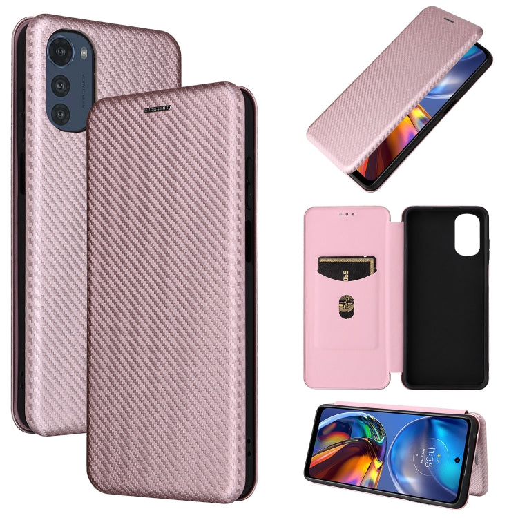 Custodia per telefono in pelle con vibrazione orizzontale magnetica in fibra di carbonio, For Motorola Moto E32 4G, For Motorola Moto G52/G82, For Xiaomi Redmi Note 11 Pro, For Xiaomi 12 Lite