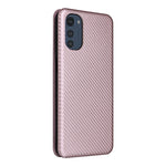 Custodia per telefono in pelle con vibrazione orizzontale magnetica in fibra di carbonio, For Motorola Moto E32 4G, For Motorola Moto G52/G82, For Xiaomi Redmi Note 11 Pro, For Xiaomi 12 Lite