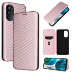 Custodia per telefono in pelle con vibrazione orizzontale magnetica in fibra di carbonio, For Motorola Moto E32 4G, For Motorola Moto G52/G82, For Xiaomi Redmi Note 11 Pro, For Xiaomi 12 Lite