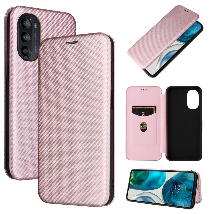 Custodia per telefono in pelle con vibrazione orizzontale magnetica in fibra di carbonio, For Motorola Moto E32 4G, For Motorola Moto G52/G82, For Xiaomi Redmi Note 11 Pro, For Xiaomi 12 Lite
