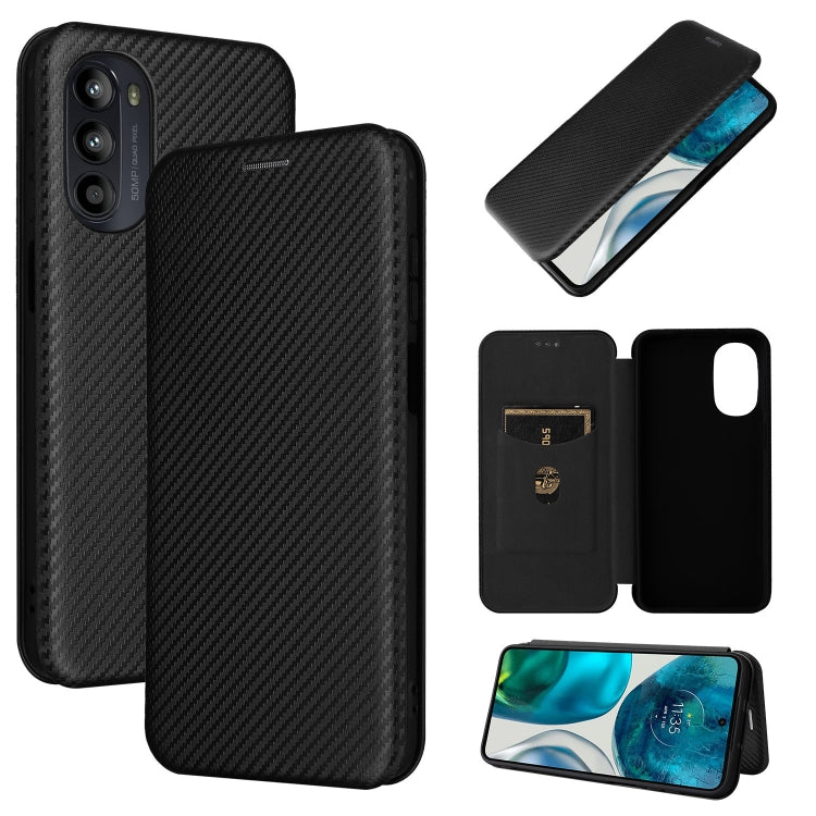 Custodia per telefono in pelle con vibrazione orizzontale magnetica in fibra di carbonio, For Motorola Moto E32 4G, For Motorola Moto G52/G82, For Xiaomi Redmi Note 11 Pro, For Xiaomi 12 Lite