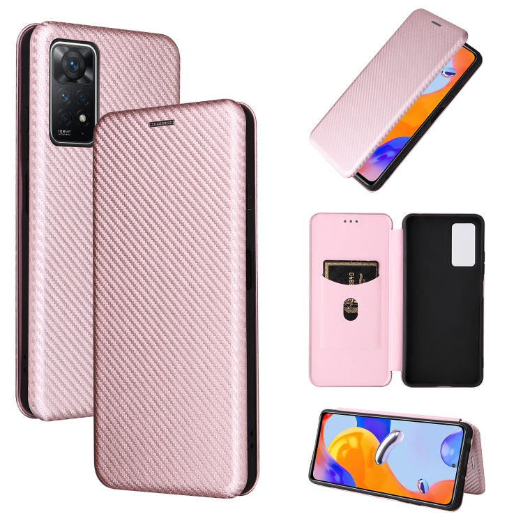 Custodia per telefono in pelle con vibrazione orizzontale magnetica in fibra di carbonio, For Motorola Moto E32 4G, For Motorola Moto G52/G82, For Xiaomi Redmi Note 11 Pro, For Xiaomi 12 Lite