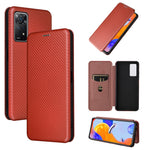 Custodia per telefono in pelle con vibrazione orizzontale magnetica in fibra di carbonio, For Motorola Moto E32 4G, For Motorola Moto G52/G82, For Xiaomi Redmi Note 11 Pro, For Xiaomi 12 Lite