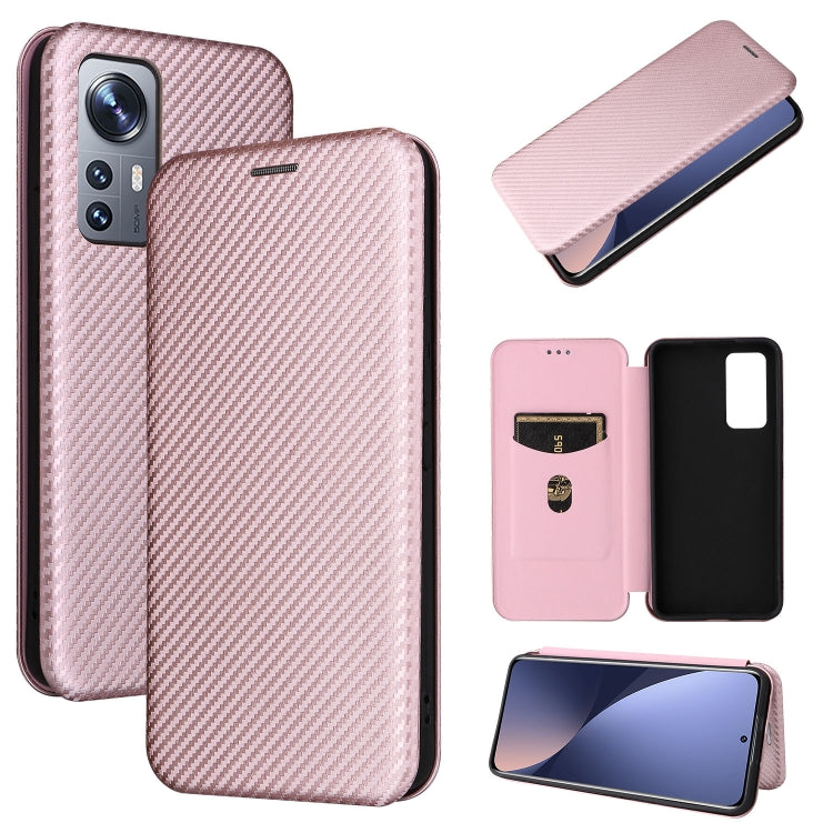 Custodia per telefono in pelle con vibrazione orizzontale magnetica in fibra di carbonio, For Motorola Moto E32 4G, For Motorola Moto G52/G82, For Xiaomi Redmi Note 11 Pro, For Xiaomi 12 Lite