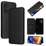 Custodia per telefono in pelle con vibrazione orizzontale magnetica in fibra di carbonio, For Xiaomi Poco F4 GT/Redmi K50 Gaming