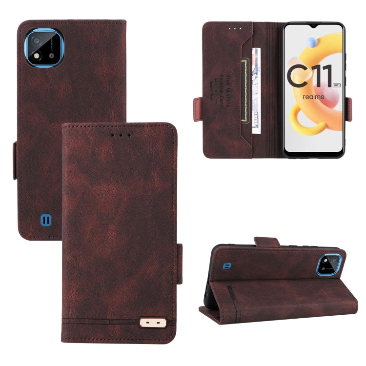 Custodia per cellulare in pelle con chiusura magnetica, For Realme C11 2021/C20, For Realme C11 2021/Realme C20, For TCL 10 Pro, For Wiko Y82, For Xiaomi Redmi 9C