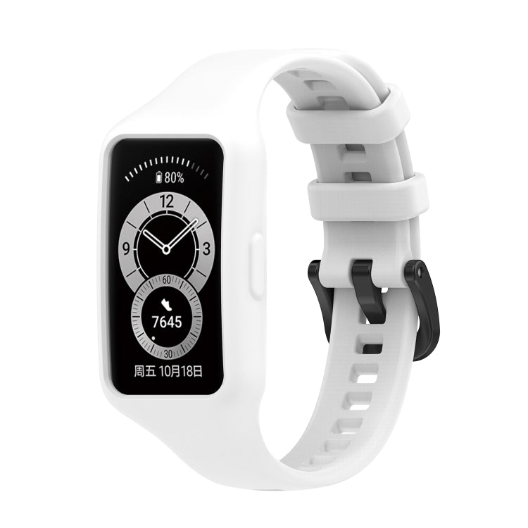 Per Huawei Band 7/6 Pro / 6 / Honor Band 6 Cinturino in silicone integrato universale