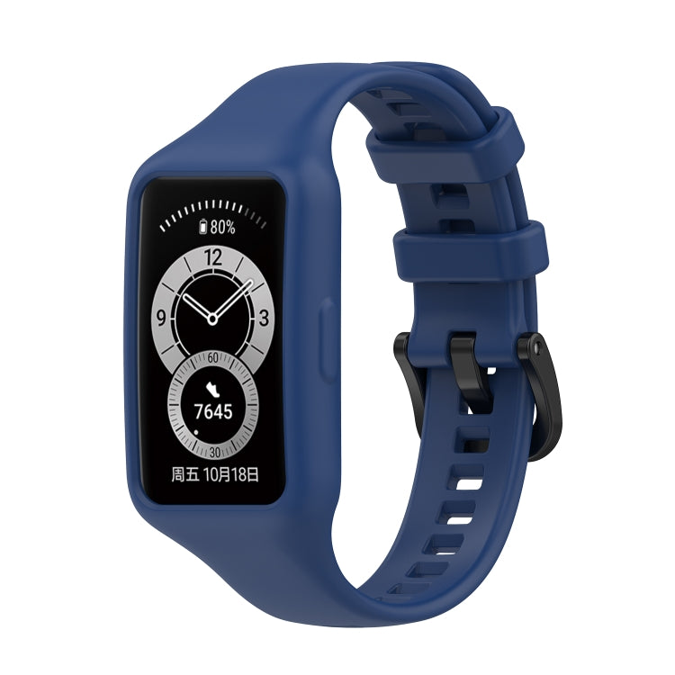 Per Huawei Band 7/6 Pro / 6 / Honor Band 6 Cinturino in silicone integrato universale