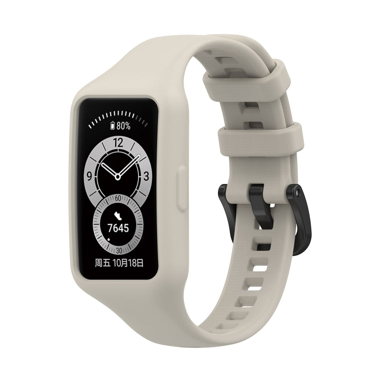 Per Huawei Band 7/6 Pro / 6 / Honor Band 6 Cinturino in silicone integrato universale