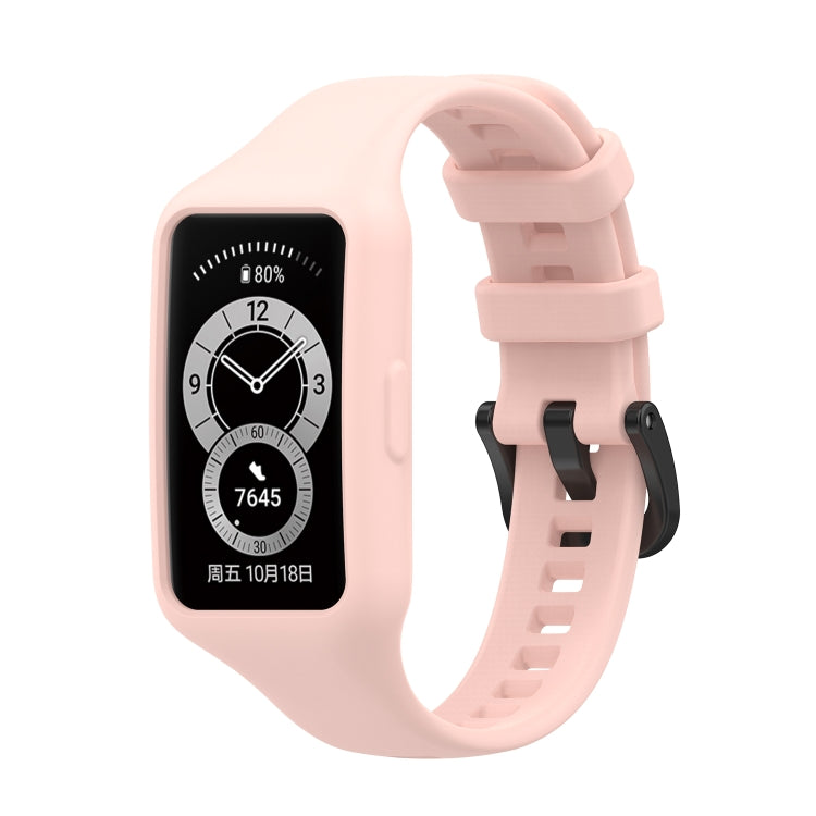 Per Huawei Band 7/6 Pro / 6 / Honor Band 6 Cinturino in silicone integrato universale