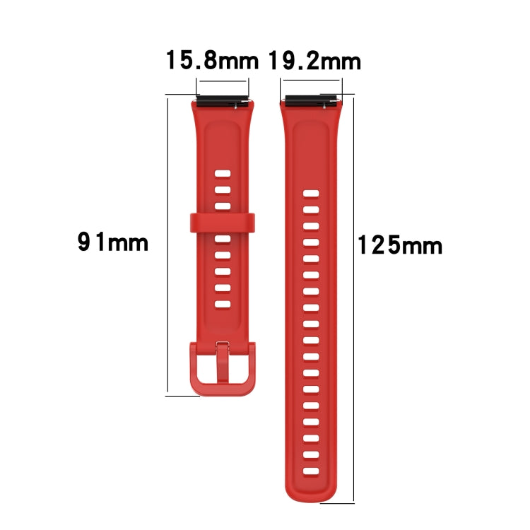 Cinturino in silicone con testa in metallo, For Huawei Band 7
