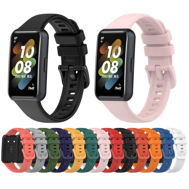 Cinturino in silicone con testa in metallo, For Huawei Band 7