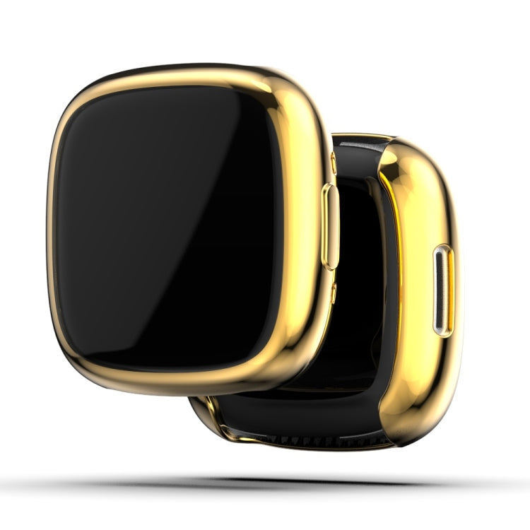 Custodia protettiva per orologio galvanico in TPU a copertura totale, For Fitbit Versa 4
