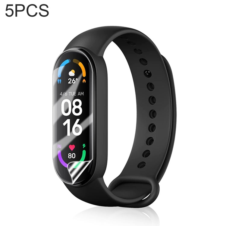 Per Xiaomi Mi Band 7/7 NFC HD Pellicola morbida in TPU a schermo intero antigraffio, 1 PC, 5 PCS