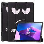 Custodia per tablet in pelle intelligente con supporto a 3 pieghe dipinto da Custer, For Amazon Kindle Fire 7 2022, For Lenovo Tab M10 3rd Gen