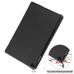 Custodia per tablet in pelle intelligente con supporto a 3 pieghe Custer Pure Color, For Amazon Kindle Fire 7 2022, For Lenovo Tab M10 3rd Gen / TB328FU