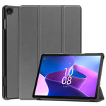 Custodia per tablet in pelle intelligente con supporto a 3 pieghe Custer Pure Color, For Amazon Kindle Fire 7 2022, For Lenovo Tab M10 3rd Gen / TB328FU