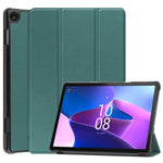 Custodia per tablet in pelle intelligente con supporto a 3 pieghe Custer Pure Color, For Amazon Kindle Fire 7 2022, For Lenovo Tab M10 3rd Gen / TB328FU