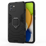 Custodia protettiva antiurto per PC + TPU con supporto per anello magnetico, For Samsung Galaxy A03 EU Version