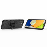 Custodia protettiva antiurto per PC + TPU con supporto per anello magnetico, For Samsung Galaxy A03 EU Version