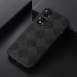 Custodia per telefono in PU scozzese intrecciata, For Honor 70 Pro / 70 Pro+, For Honor 70, For vivo S15, For Xiaomi Redmi Note 11T Pro, For Huawei Mate Xs 2