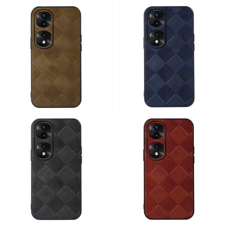 Custodia per telefono in PU scozzese intrecciata, For Honor 70 Pro / 70 Pro+, For Honor 70, For vivo S15, For Xiaomi Redmi Note 11T Pro, For Huawei Mate Xs 2