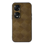 Custodia per telefono in PU scozzese intrecciata, For Honor 70 Pro / 70 Pro+, For Honor 70, For vivo S15, For Xiaomi Redmi Note 11T Pro, For Huawei Mate Xs 2