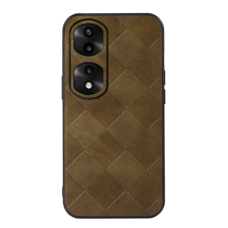 Custodia per telefono in PU scozzese intrecciata, For Honor 70 Pro / 70 Pro+, For Honor 70, For vivo S15, For Xiaomi Redmi Note 11T Pro, For Huawei Mate Xs 2