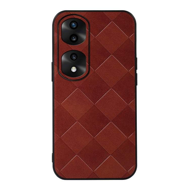 Custodia per telefono in PU scozzese intrecciata, For Honor 70 Pro / 70 Pro+, For Honor 70, For vivo S15, For Xiaomi Redmi Note 11T Pro, For Huawei Mate Xs 2