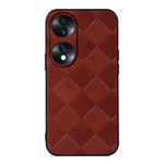 Custodia per telefono in PU scozzese intrecciata, For Honor 70 Pro / 70 Pro+, For Honor 70, For vivo S15, For Xiaomi Redmi Note 11T Pro, For Huawei Mate Xs 2