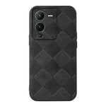 Custodia per telefono in PU scozzese intrecciata, For Honor 70 Pro / 70 Pro+, For Honor 70, For vivo S15, For Xiaomi Redmi Note 11T Pro, For Huawei Mate Xs 2
