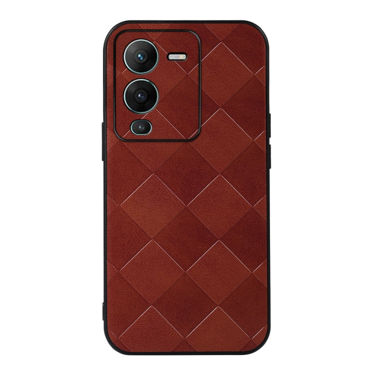Custodia per telefono in PU scozzese intrecciata, For Honor 70 Pro / 70 Pro+, For Honor 70, For vivo S15, For Xiaomi Redmi Note 11T Pro, For Huawei Mate Xs 2